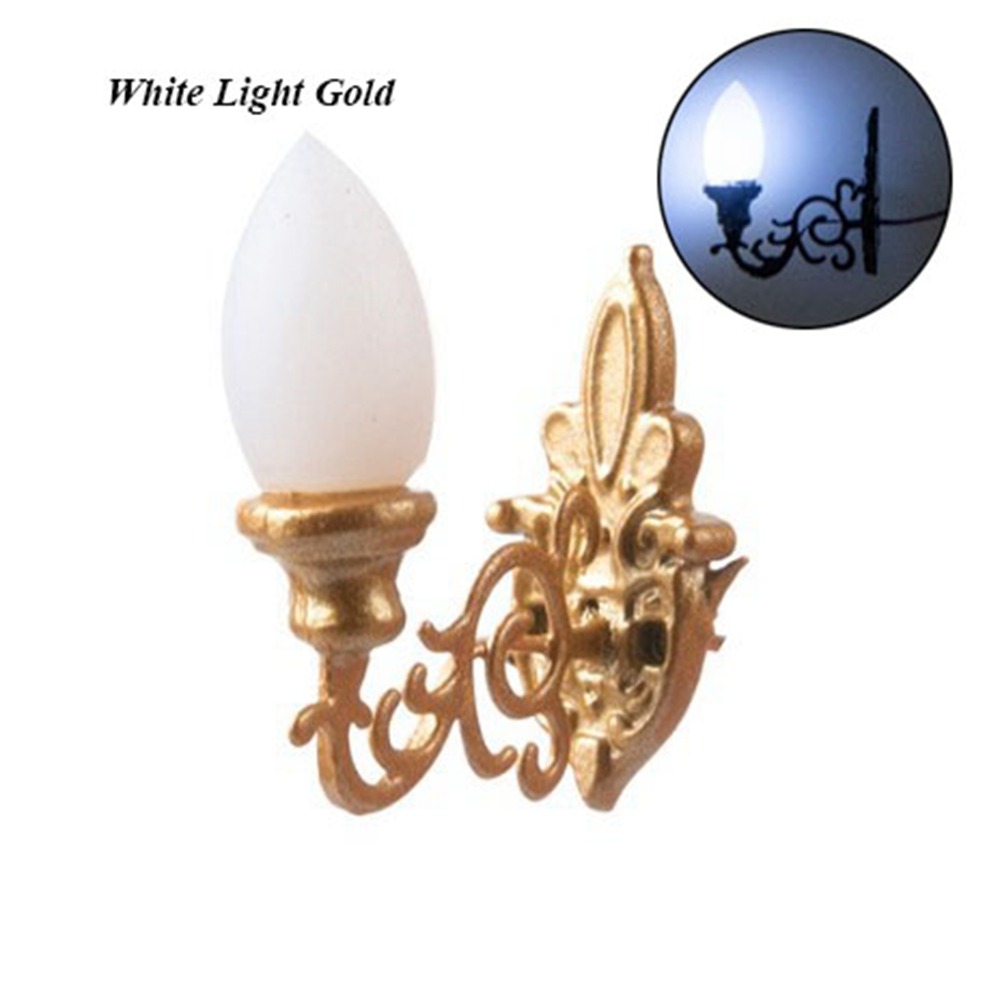 Lighting Decor House - New 1.7*2cm Dollhouse Wall Lamp ABS