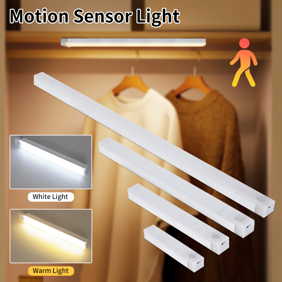 Kitchen Decor Lighting - Motion Sensor Cabinet Light USB Rechargeable