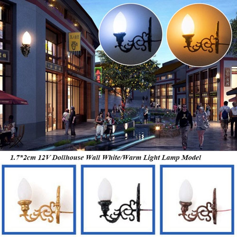 New 1.7*2cm Dollhouse Wall Lam - Lighting Decor House recension och pris