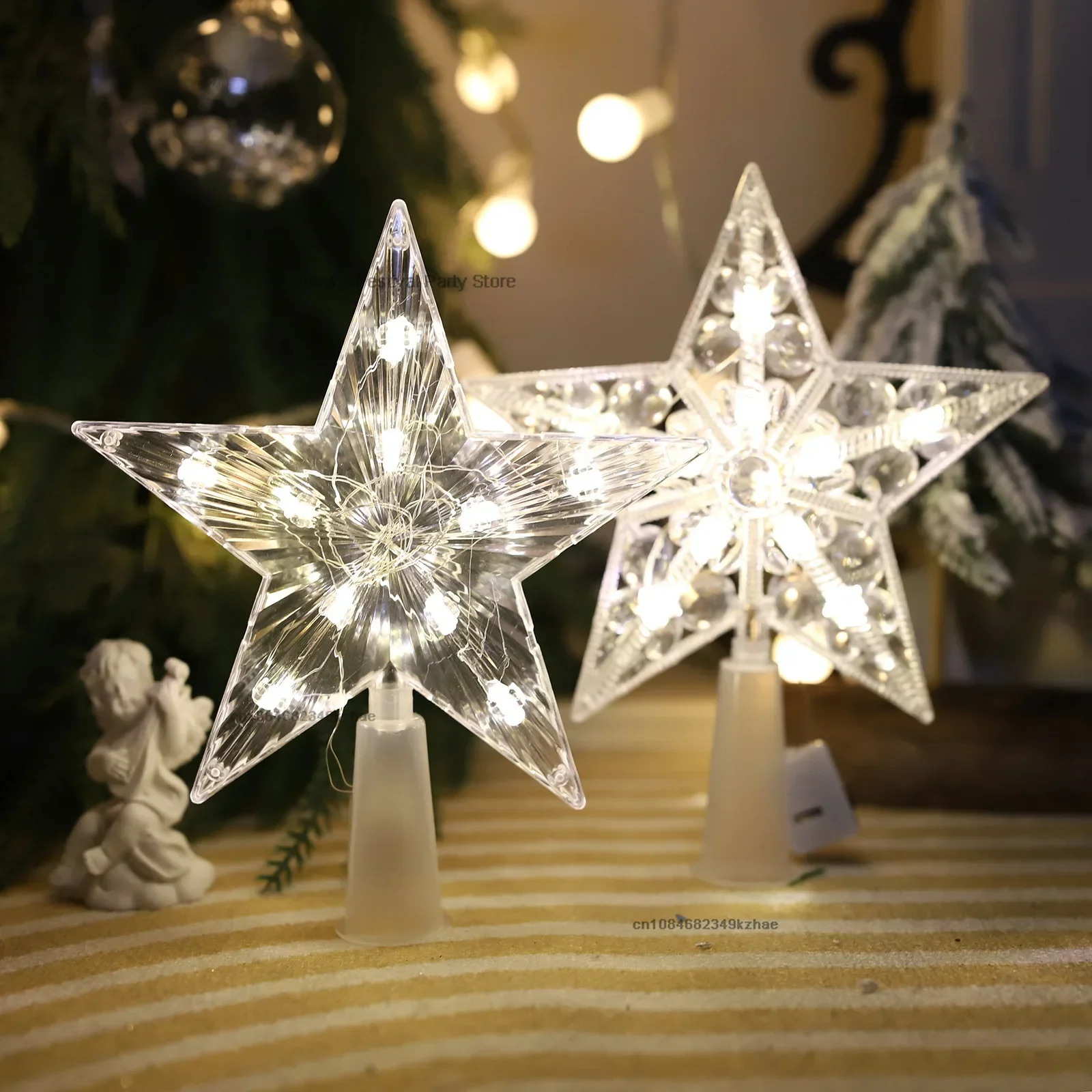 15CM LED Christmas Tree Orname - Home Decor Lighting Tree recension och pris