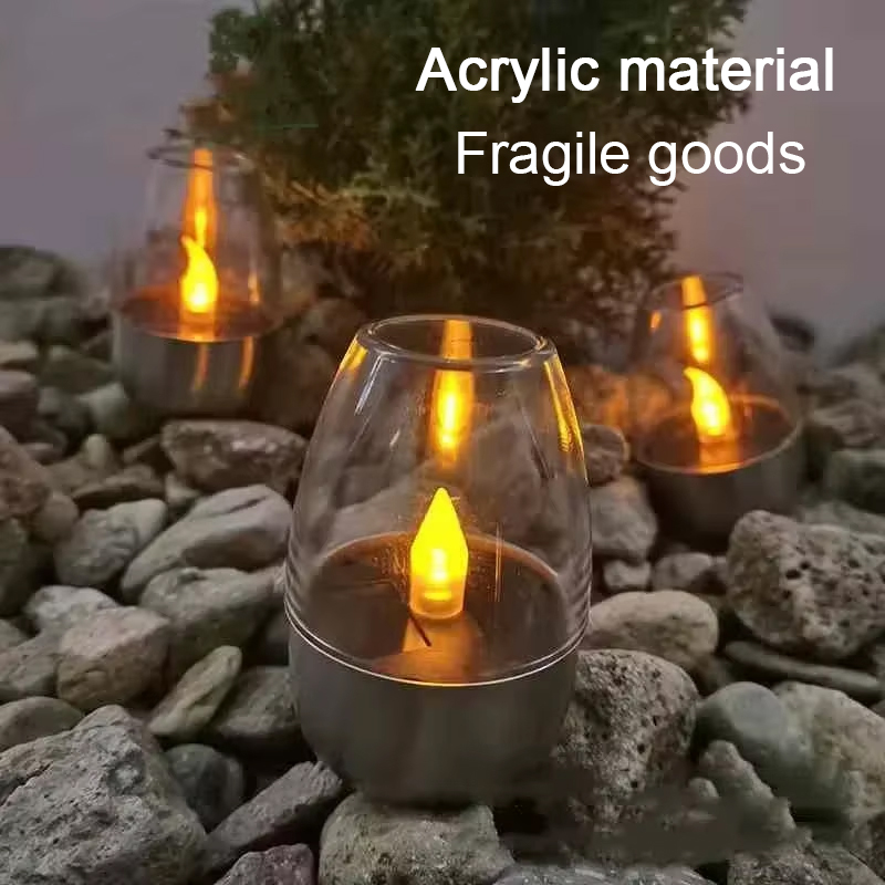 LED Solar Candles Light Flamel - Outdoor Lighting Wedding Decor recension och pris