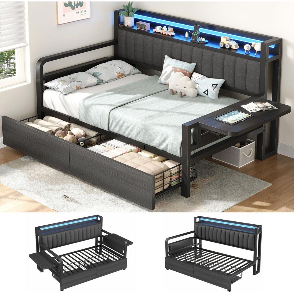 Jevol Twin Bed e with Storage  - Furniture Lighting & Decor Magazine recension och pris