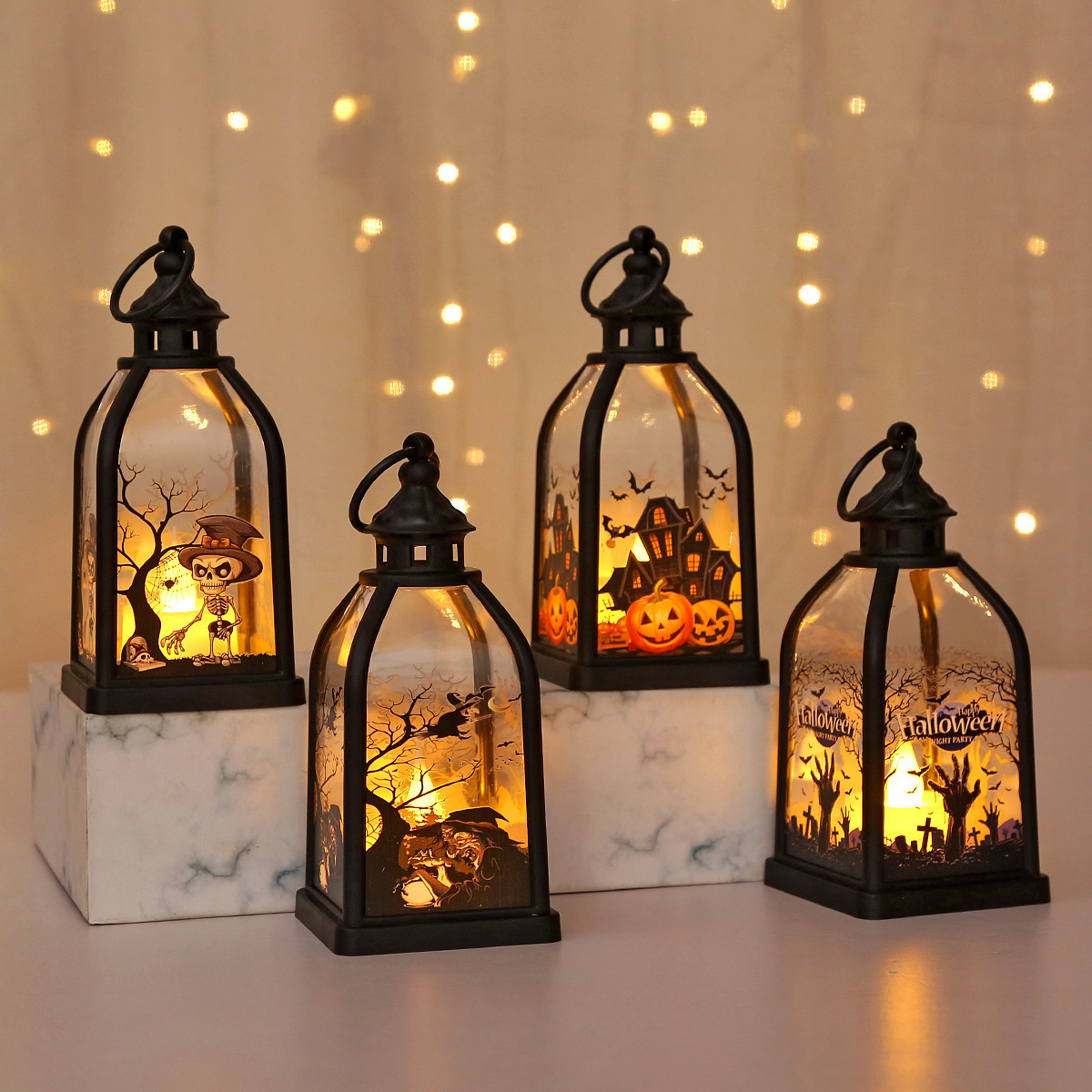 Halloween Ghost Castle Themed  - Lighting Decor House recension och pris