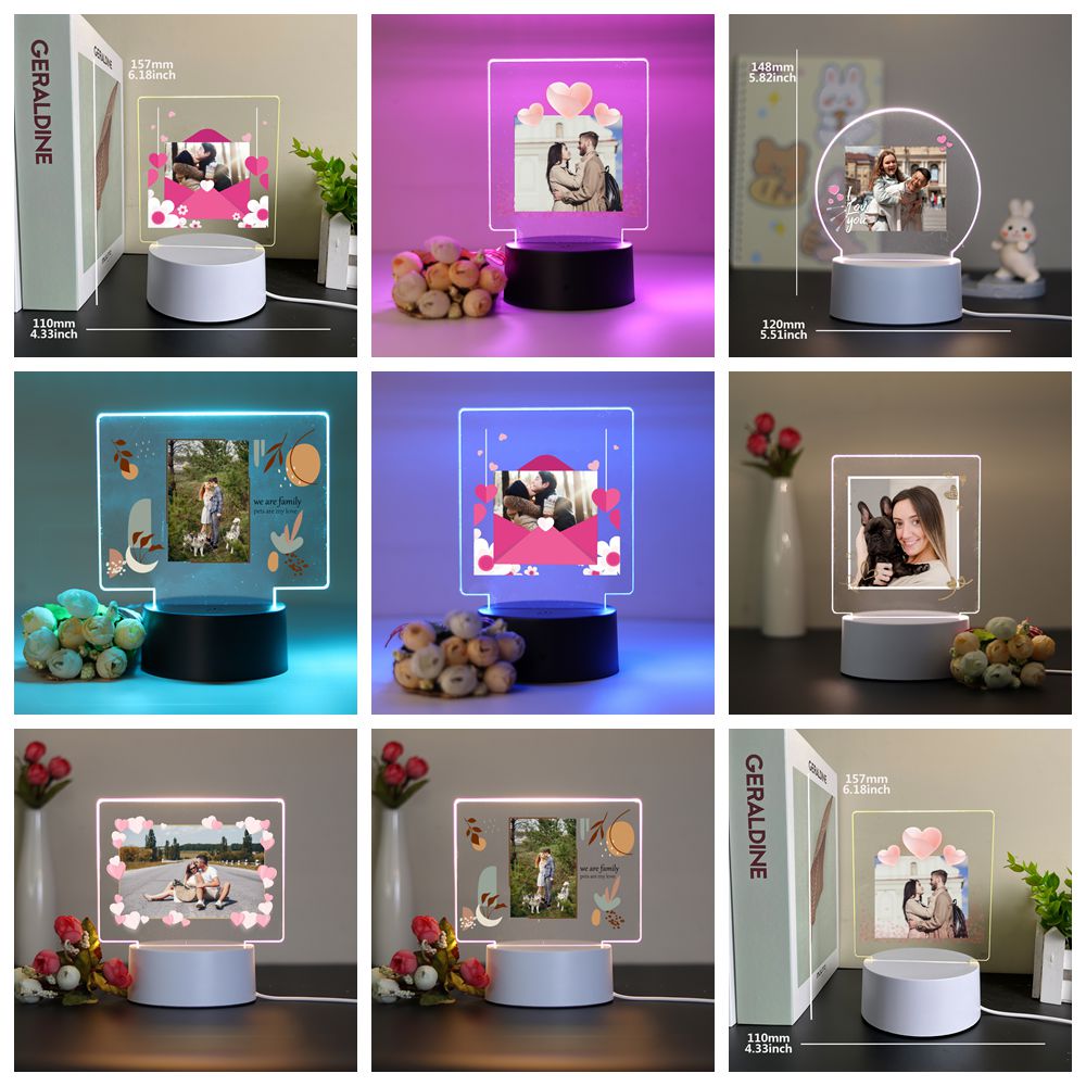 1 pc Personalize Custom Photo  - Lighting Decor Photos recension och pris