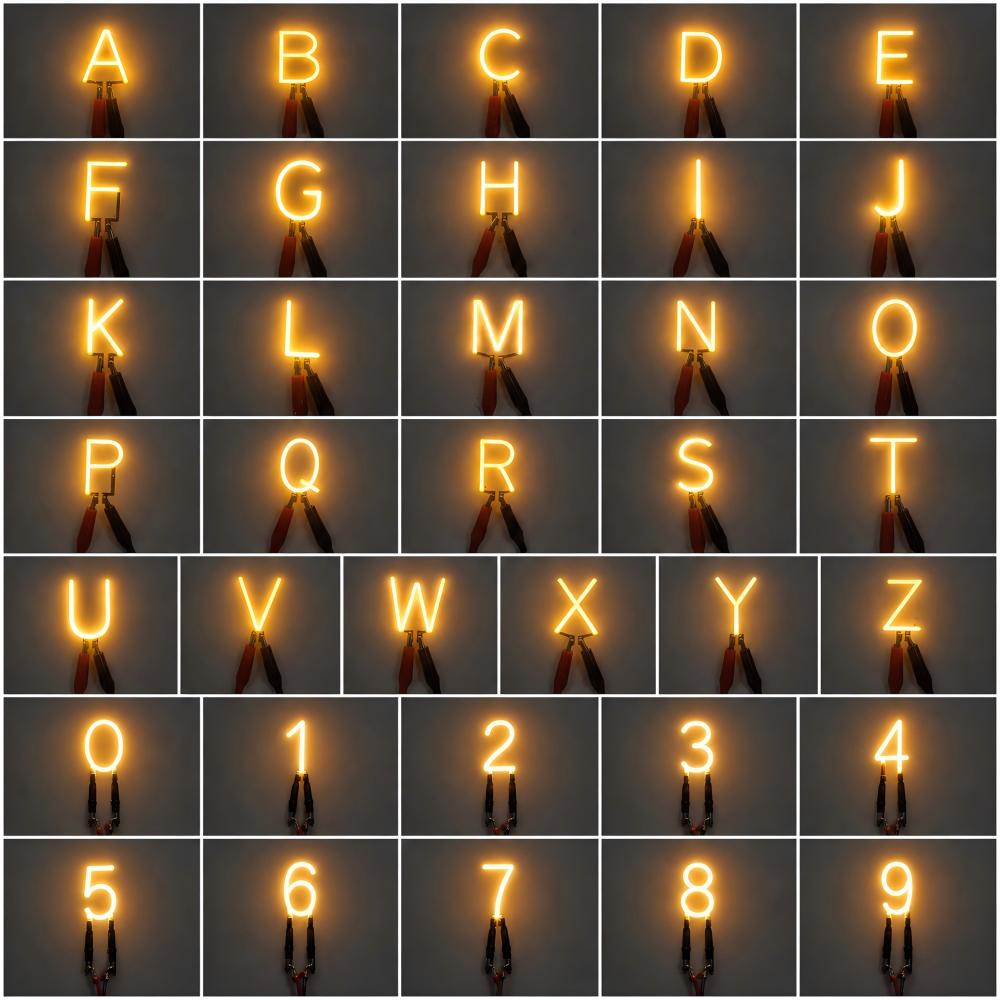 0-9 A-Z DIY Creativity Filamen - Lighting Decor Photos recension och pris