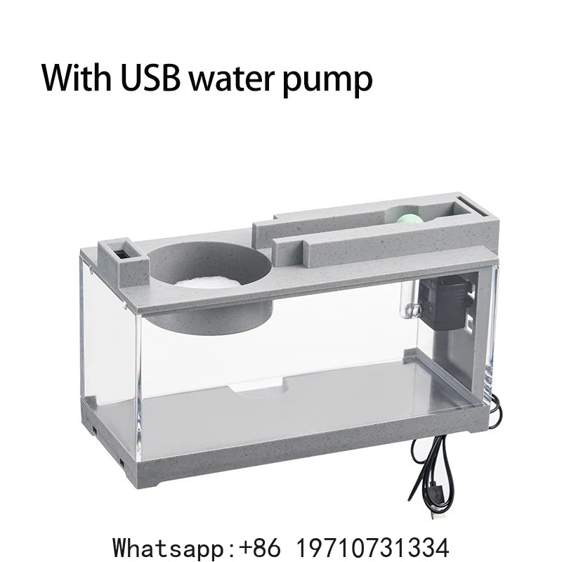 Aquarium Fish Tank Kit Built-i - Office Lighting Decor recension och pris