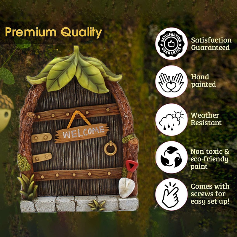 Miniature Fairy Gnome Home Win - Home Decor Lighting Tree recension och pris