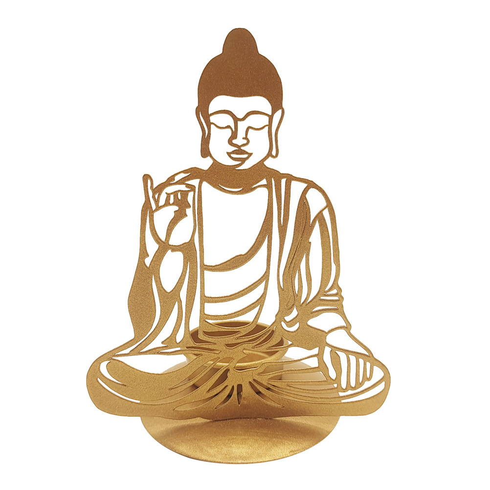 Decorative Buddha Holder Iron  - Office Lighting Decor recension och pris