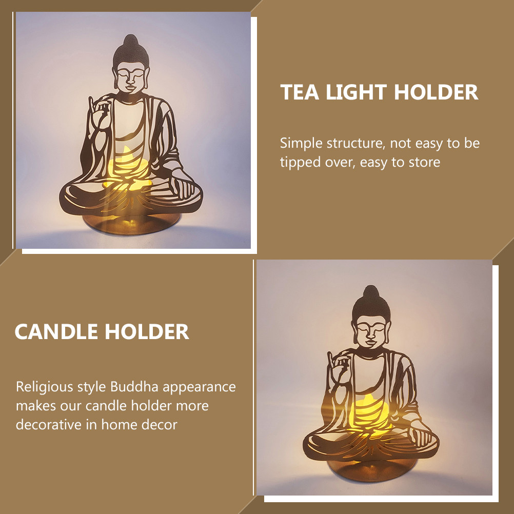 Decorative Buddha Holder Iron  - Office Lighting Decor recension och pris