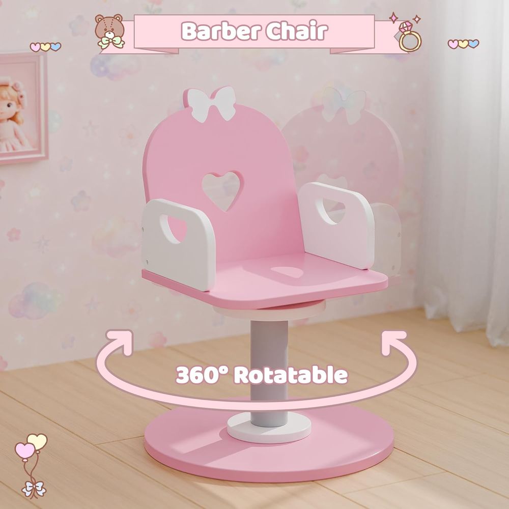 Pink Toddler Vanity Set with L - Furniture Lighting & Decor Magazine recension och pris