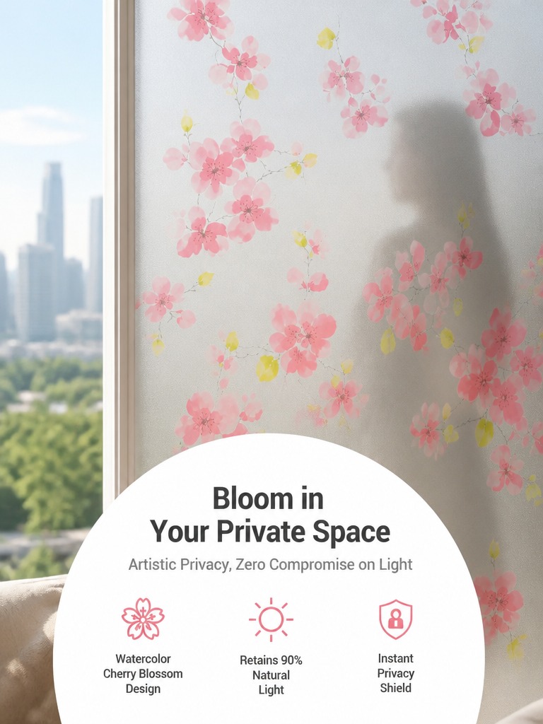 Frosted Privacy Window Film Tr - Office Lighting Decor recension och pris