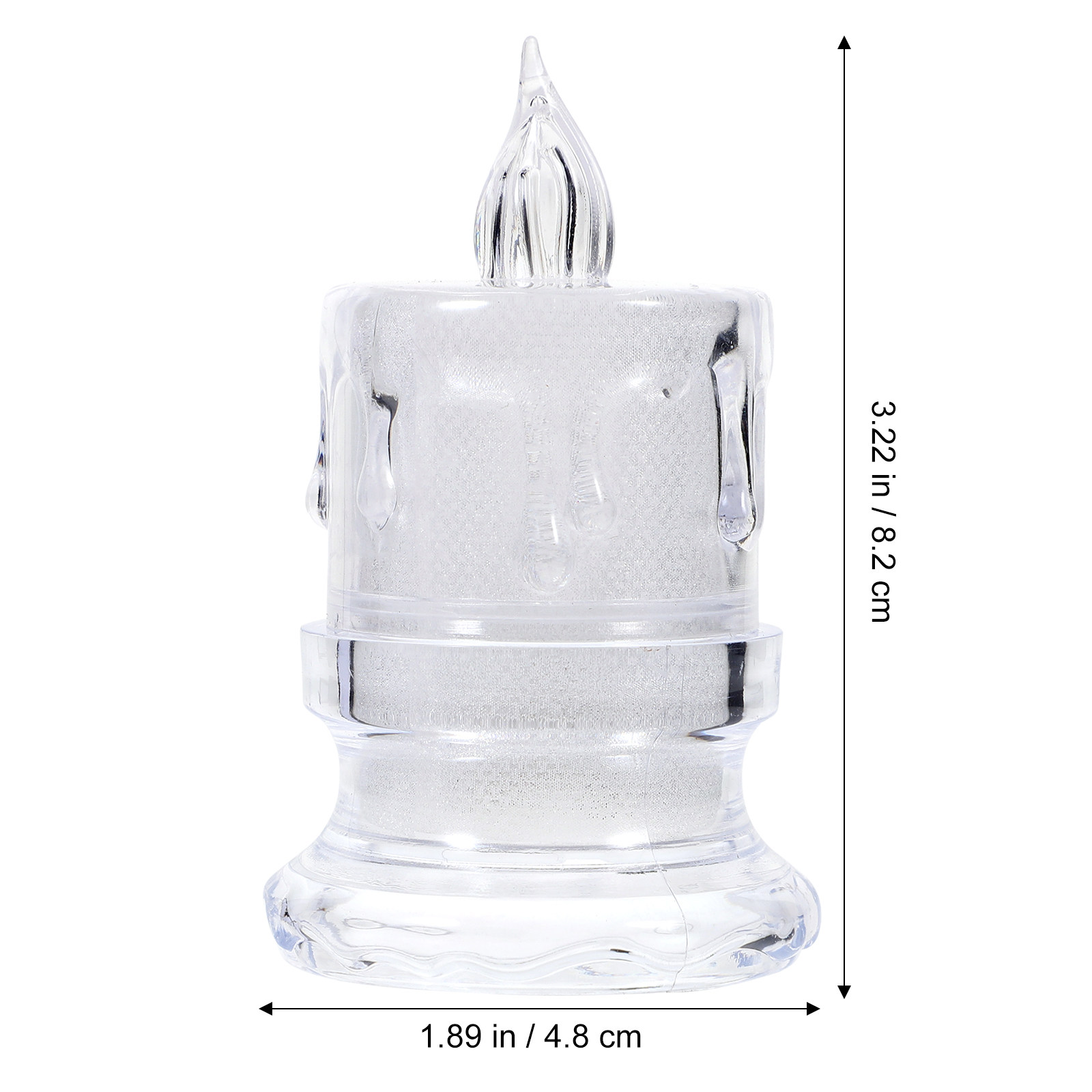 12Pcs LED Lights Clear Flamele - Lighting Decor Photos recension och pris