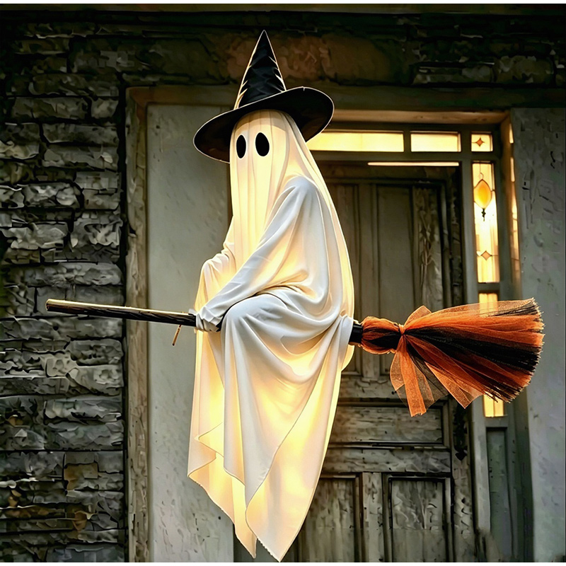 Halloween Flying Brooms And Gh - Lighting Decor House recension och pris
