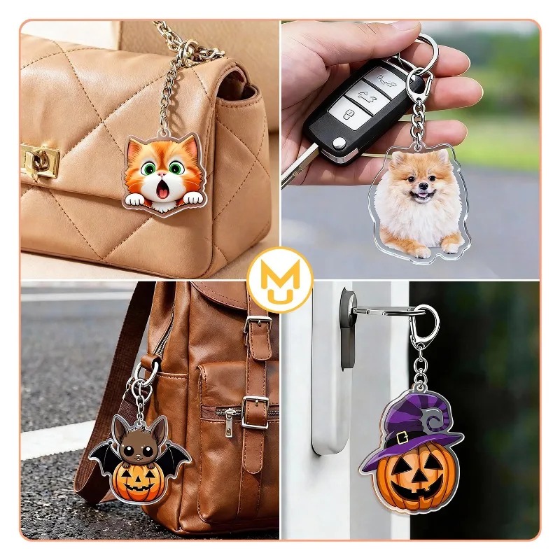 Three Chimpanzee Heads Keyring - Union Lighting & Decor Affiliate Program Collabs recension och pris