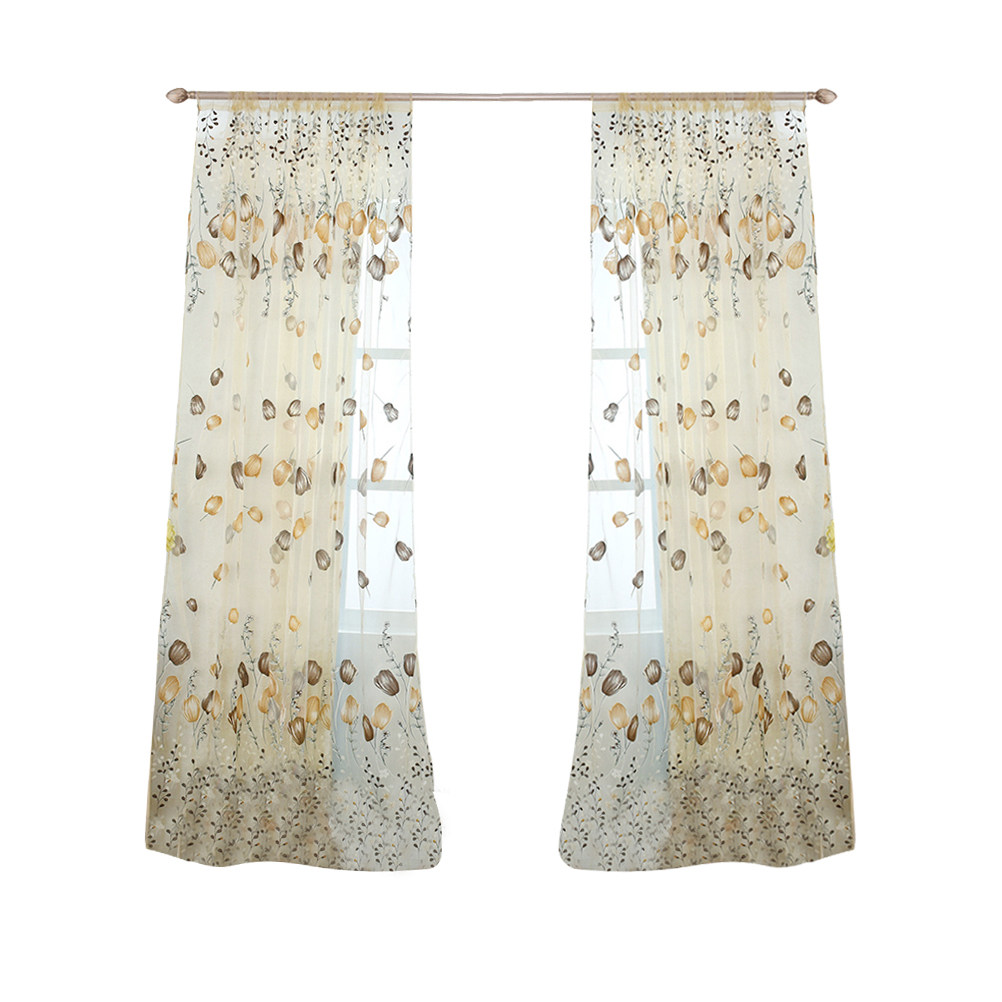 100x200cm Tulip Voile Curtains - Kitchen Decor Lighting recension och pris