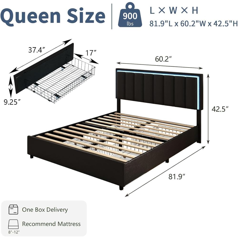 IMMERSTABLE Queen Size Bed e w - Furniture Lighting & Decor Magazine recension och pris
