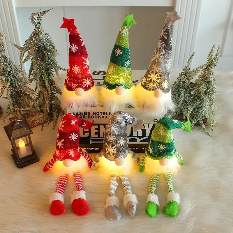 Christmas Faceless Doll Gnome  - Home Decor Lighting Tree recension och pris