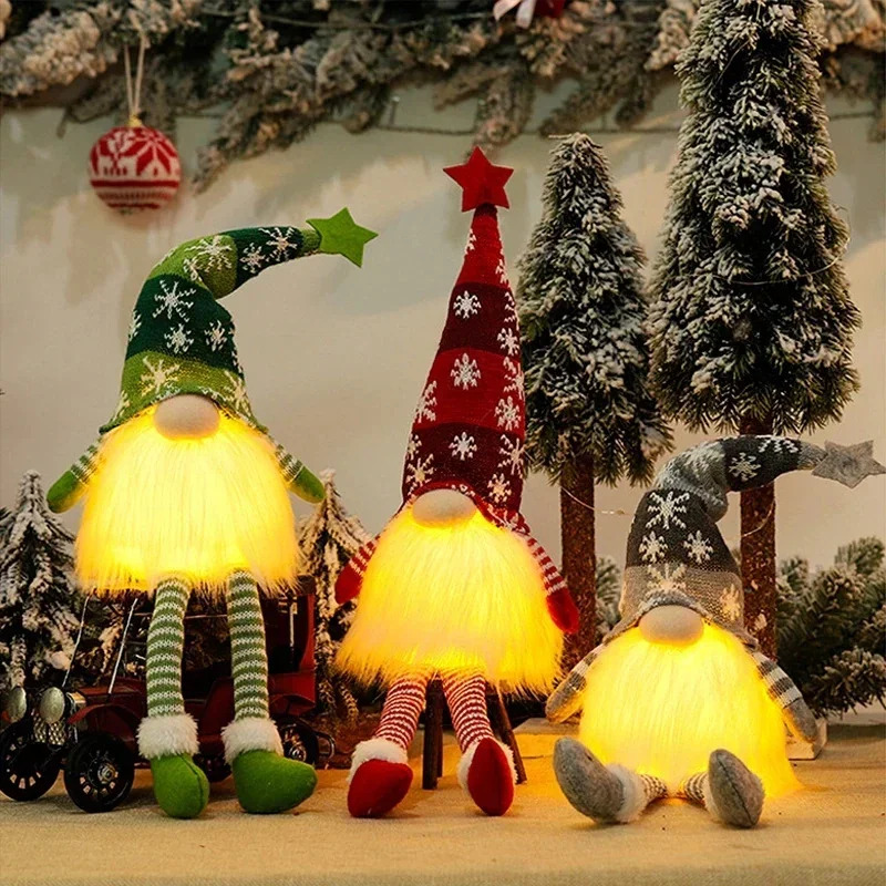 Christmas Faceless Doll Gnome  - Home Decor Lighting Tree recension och pris