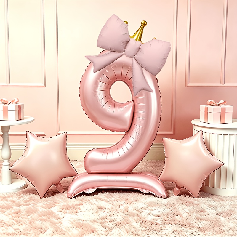 Light Luxury Pink 3D Balloons  - Lighting Decor Photos recension och pris