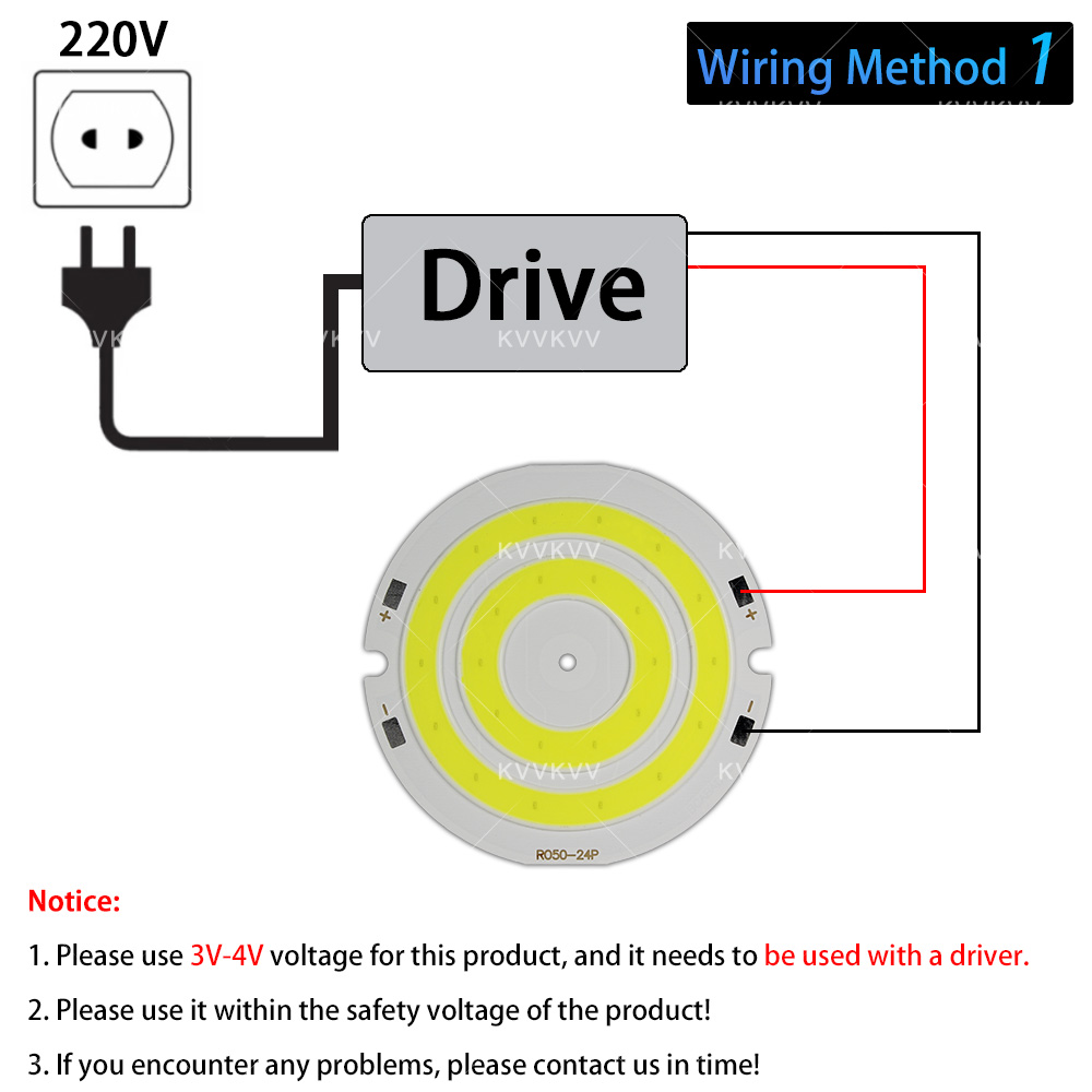 3V 4V Round COB LED Lamp Parts - Lighting Decor House recension och pris