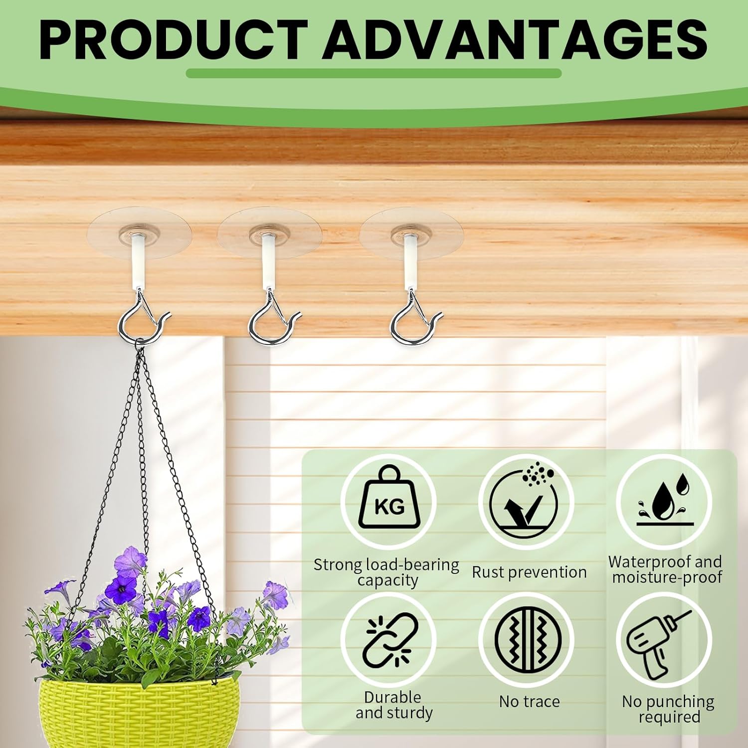 5Pcs Heavy Duty Self Adhesive  - Kitchen Decor Lighting recension och pris