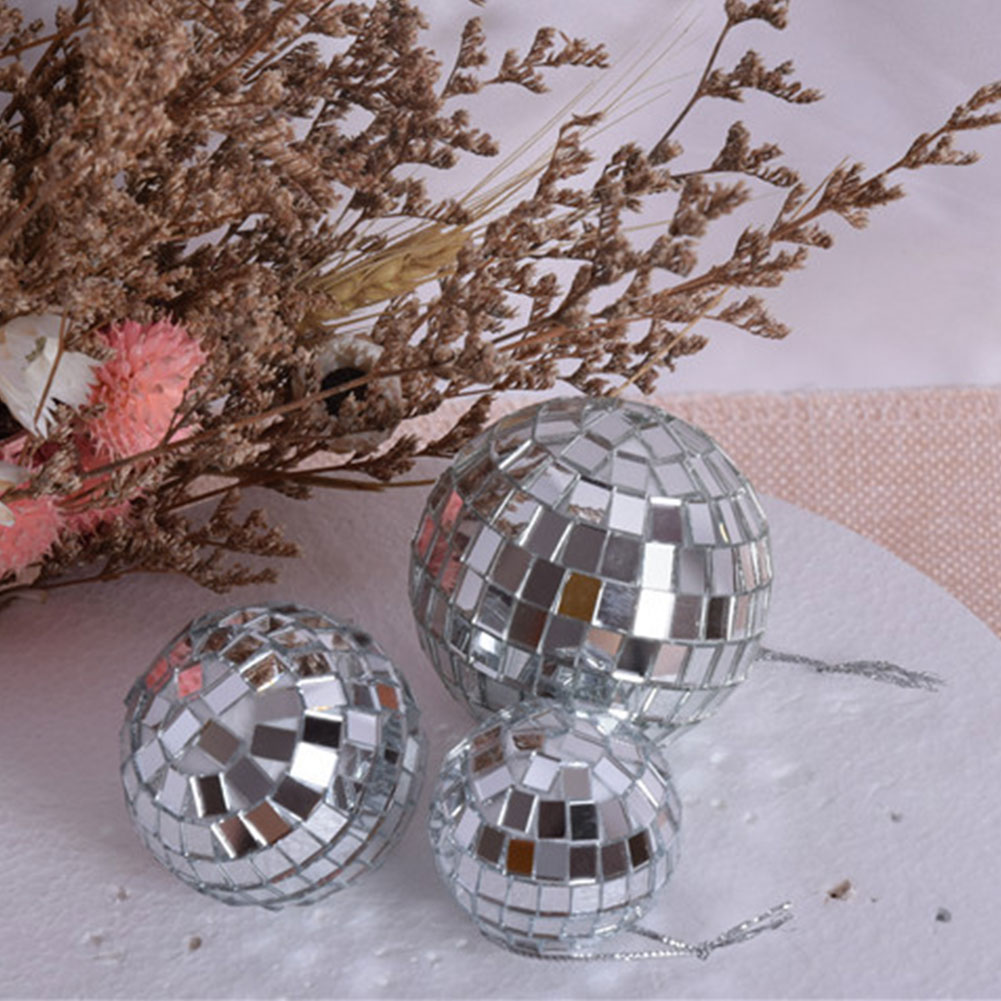 6pcs 4/6/10cm Mirror Disco Bal - Home Decor Lighting Tree recension och pris