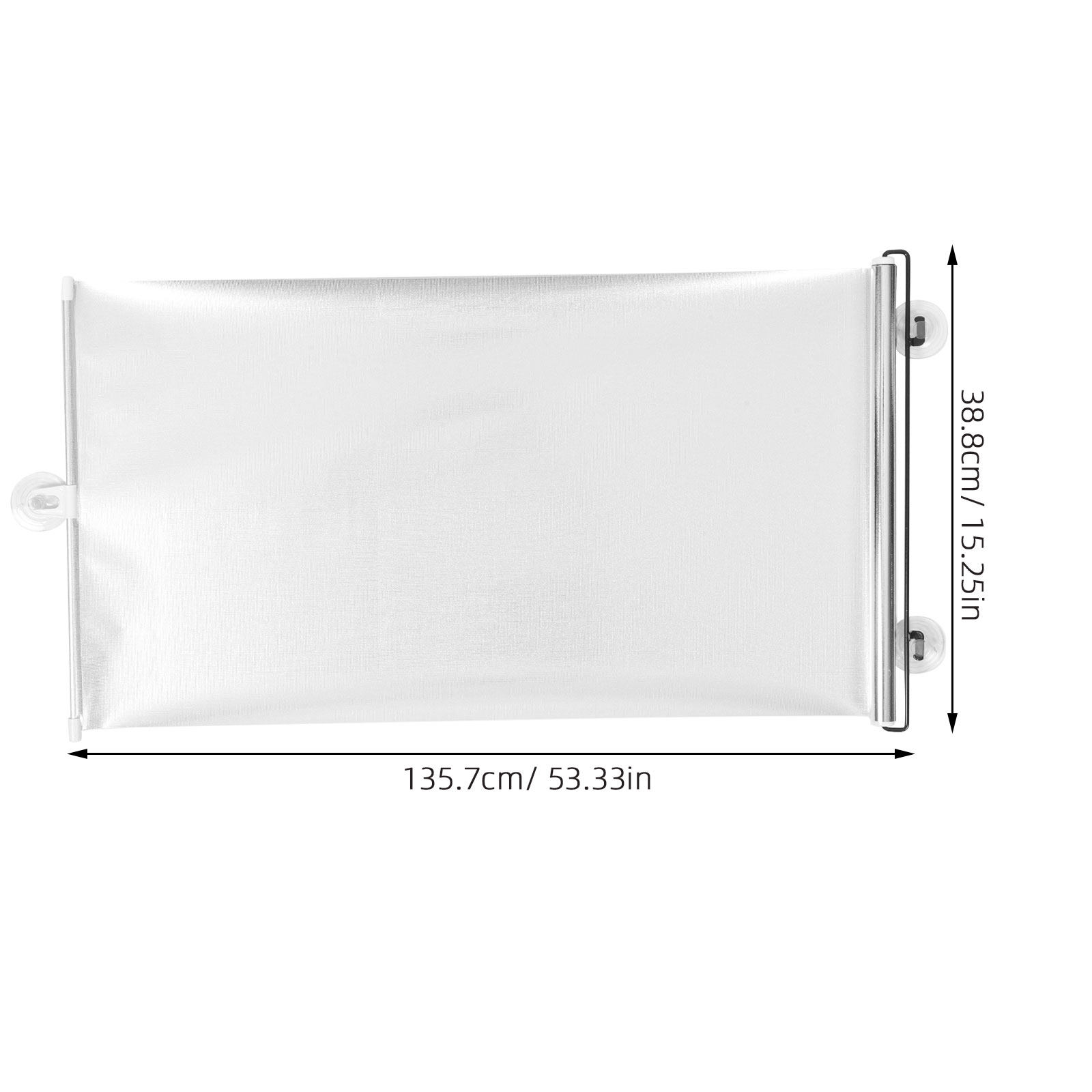 Suction Cup Window Shade Black - Kitchen Decor Lighting recension och pris