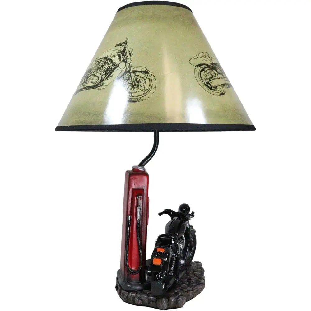 Vintage Retro Black Motorcycle - Decor Lighting Lamps recension och pris