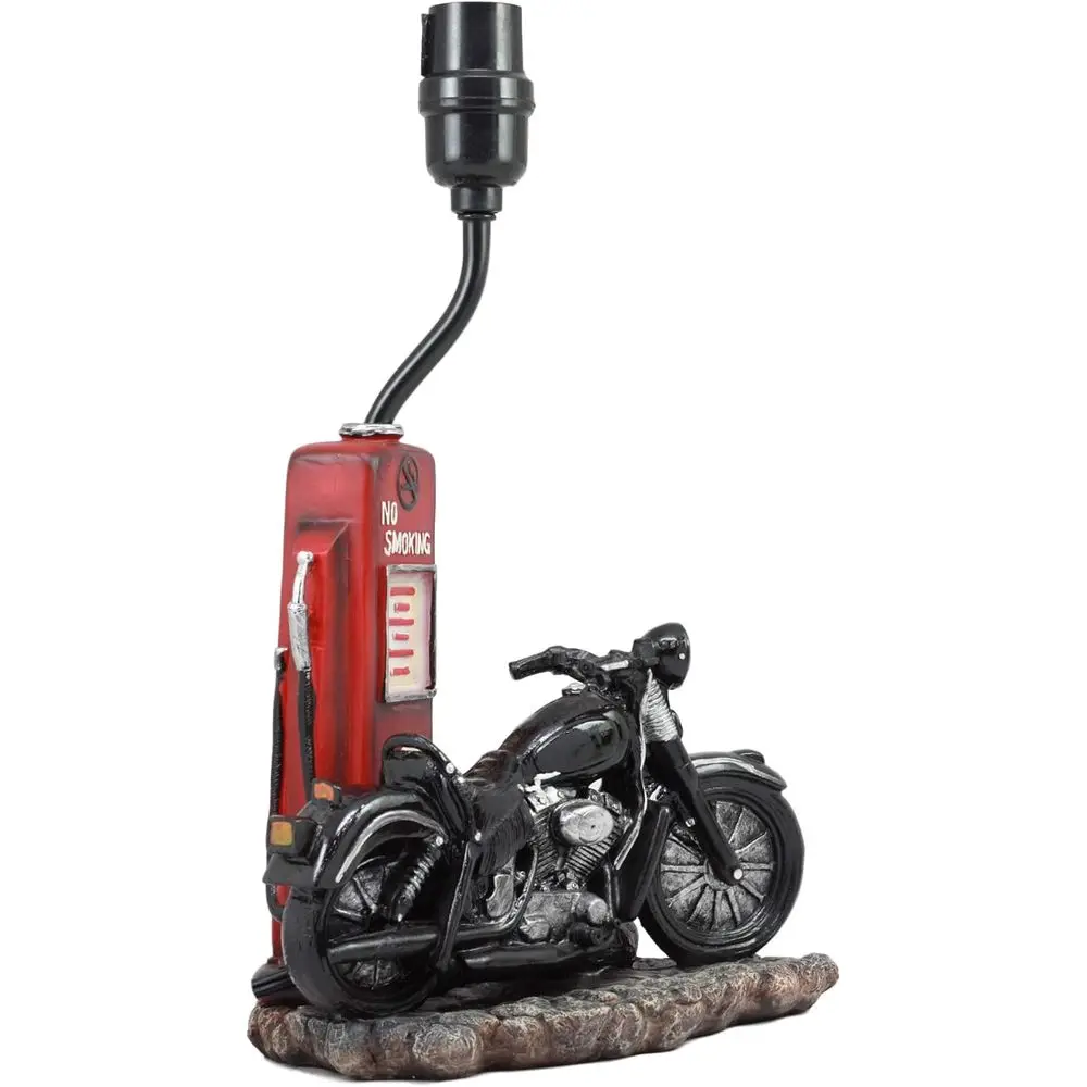 Vintage Retro Black Motorcycle - Decor Lighting Lamps recension och pris