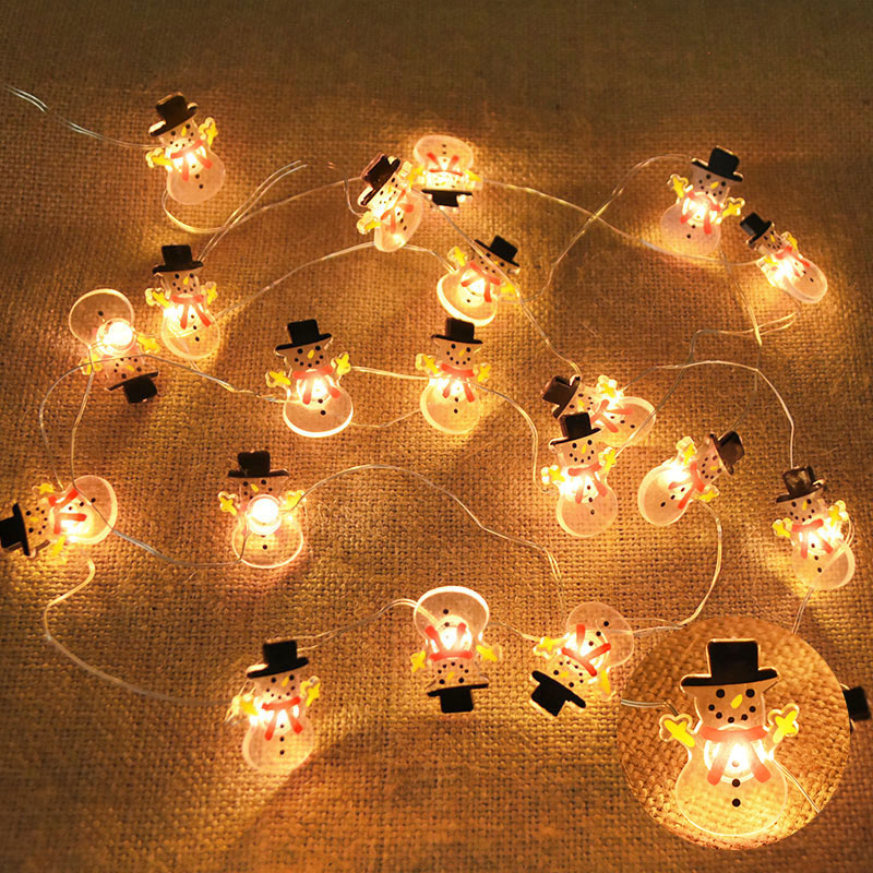 2M 20LED Santa Claus Snowflake - Home Decor Lighting Tree recension och pris