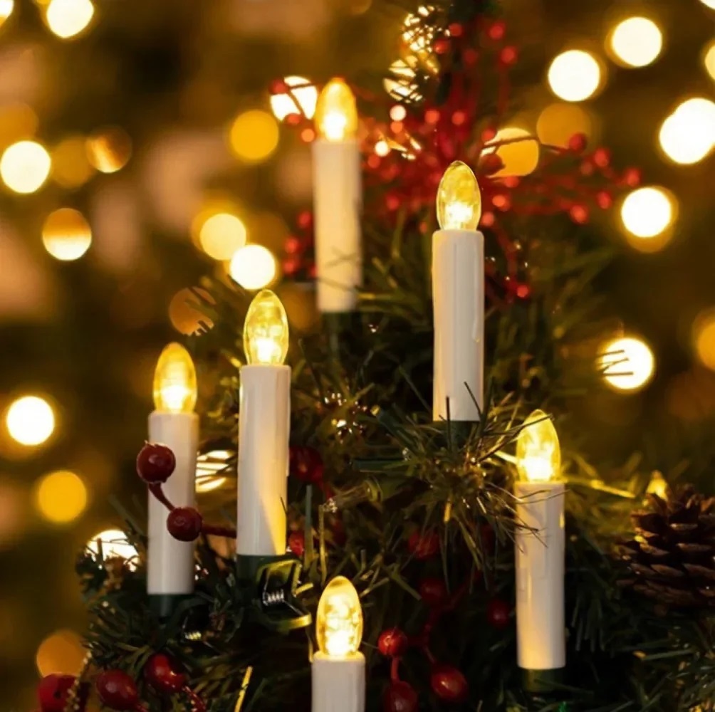 20LED Candle String LED Warm W - Home Decor Lighting Tree recension och pris