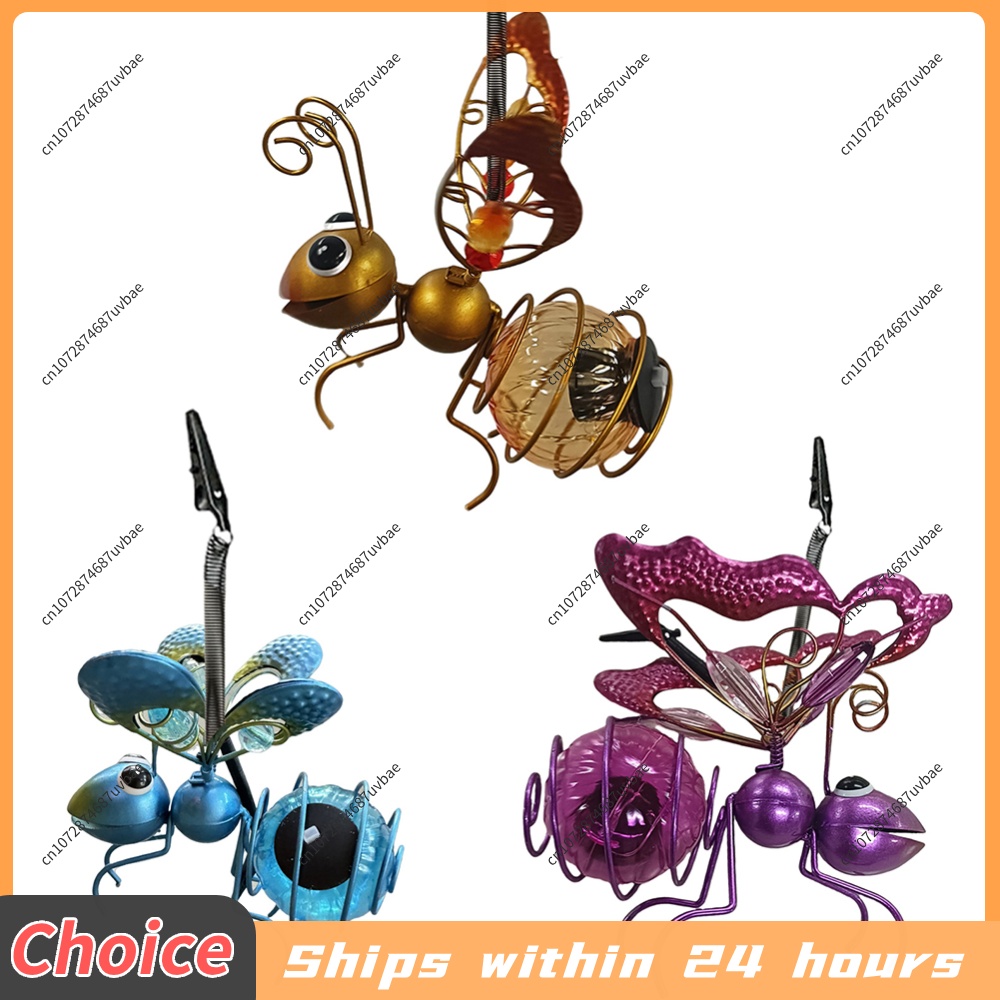 Solar Powered Insect Lamp Hang - Lighting Bug Decor recension och pris