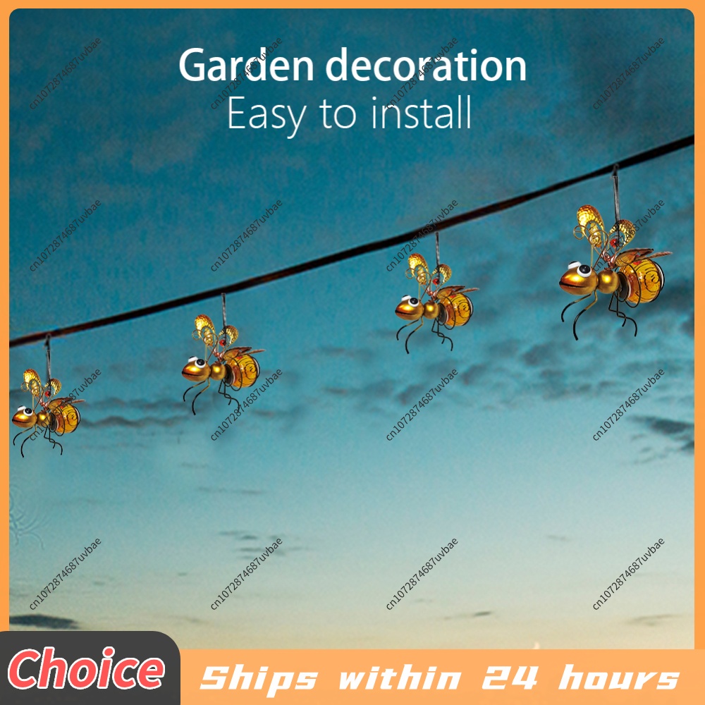 Solar Powered Insect Lamp Hang - Lighting Bug Decor recension och pris