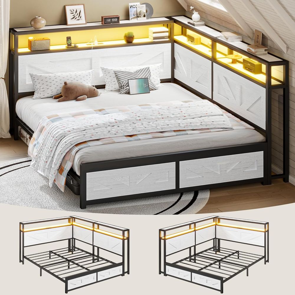 CIKUNASI Queen Bed e with Stor - Furniture Lighting & Decor Magazine recension och pris