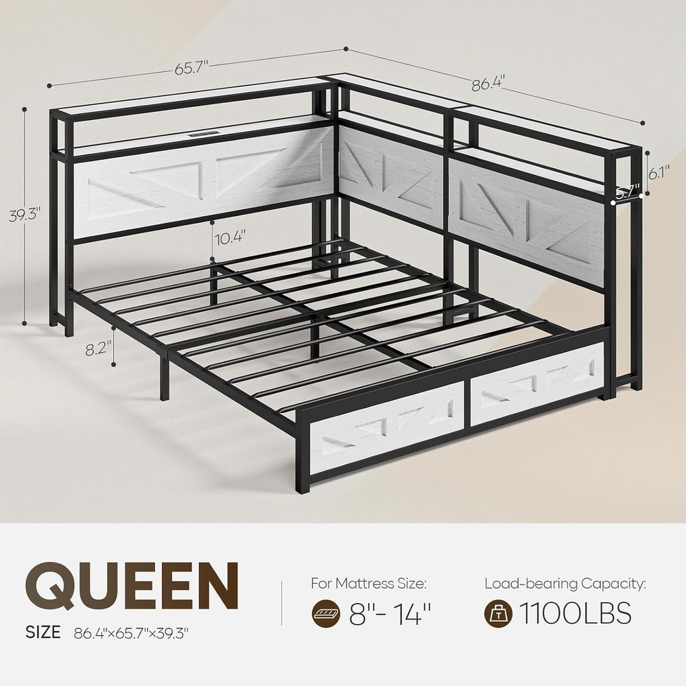 CIKUNASI Queen Bed e with Stor - Furniture Lighting & Decor Magazine recension och pris