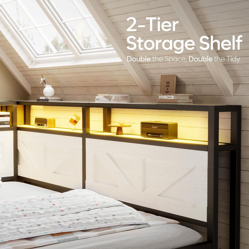 CIKUNASI Queen Bed e with Stor - Furniture Lighting & Decor Magazine recension och pris