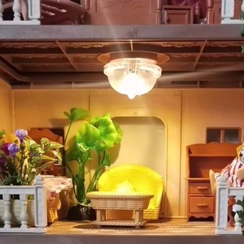 1/3Pcs Dollhouse Mini Lighting - Lighting Decor House recension och pris